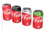 New look Coke cans