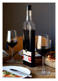 Flat wine bottle S