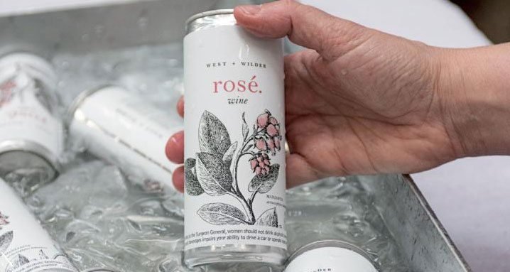 Canned wine trend