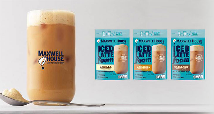 Maxwell house iced deals latte hazelnut