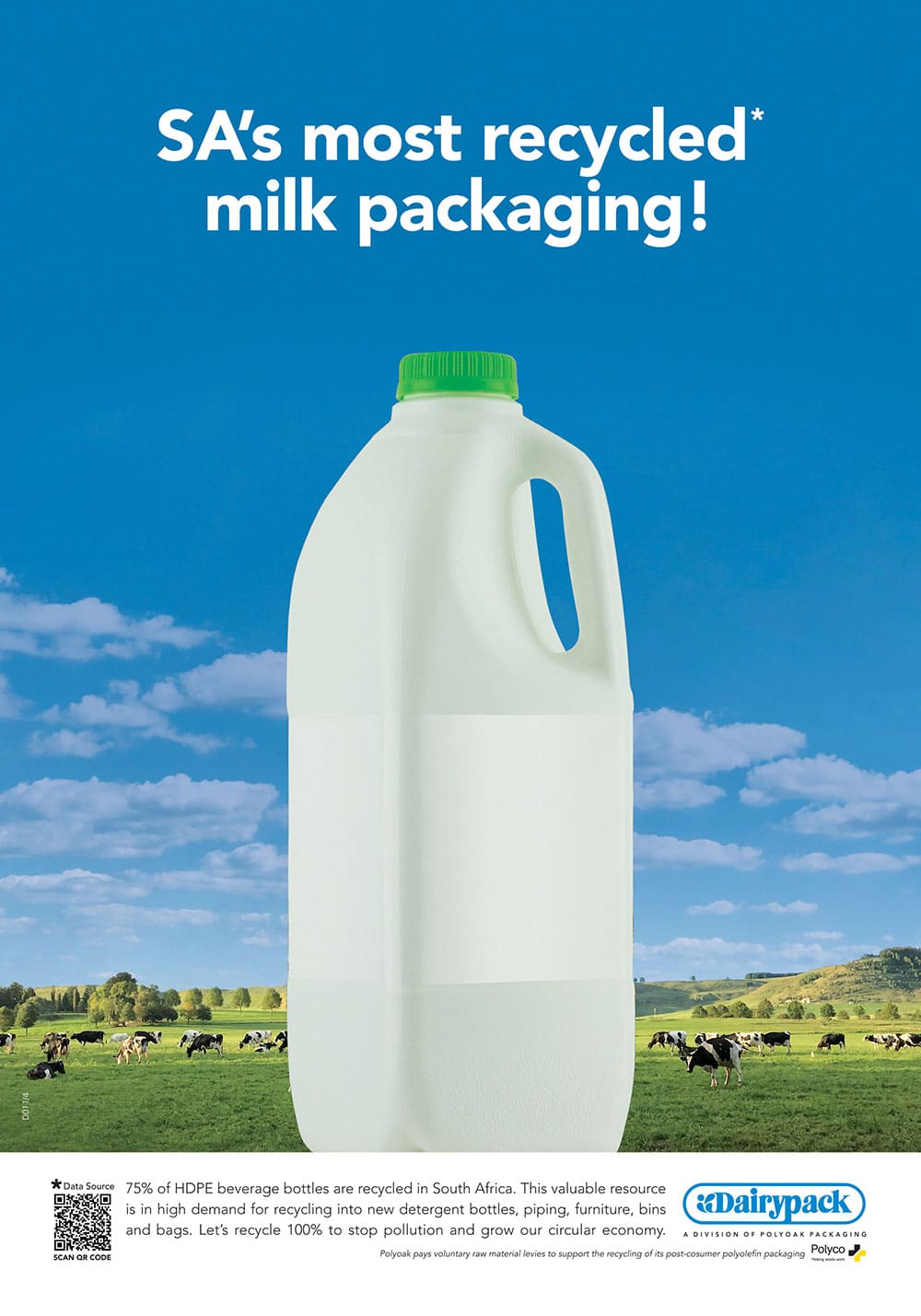 Polyoak HDPE milk packaging